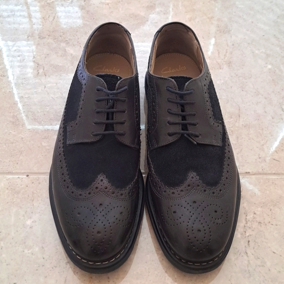 Clarks Other - Men's Blue Suede Shoes